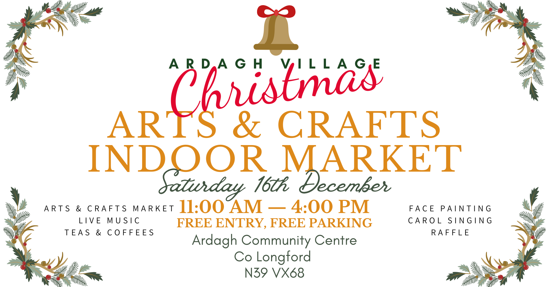 Christmas Craft Market at Ardagh Village County Longford